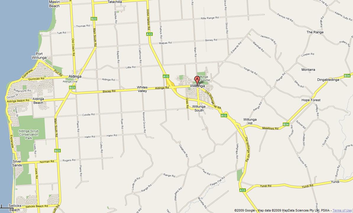 Click Willunga District Map